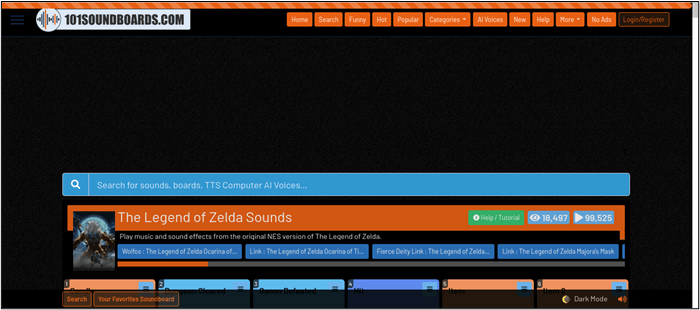 101soundboard 薩爾達傳說 配音效果