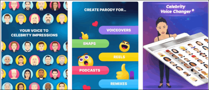 cambiador de voz de famosos