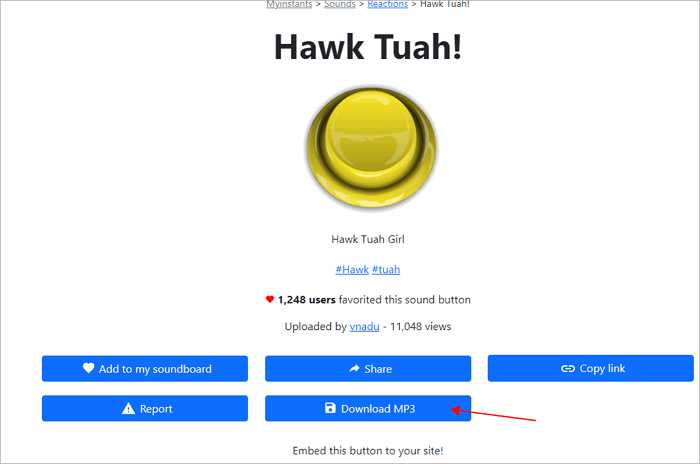 下載 hawk tuah 音板