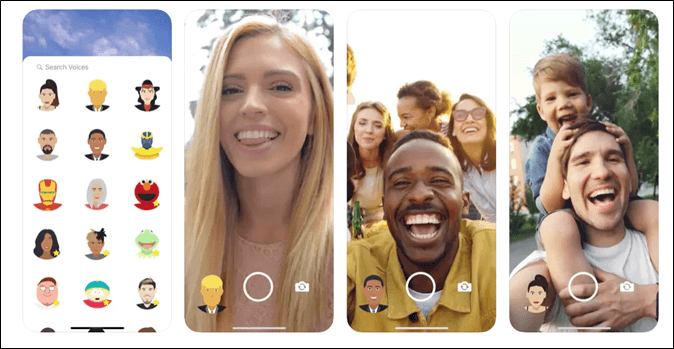 famoso trocador de voz