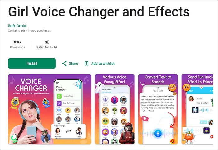 Girl Voice Changer and Effects App