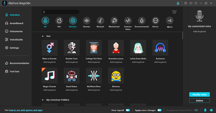 Micrófono mágico iMyFone