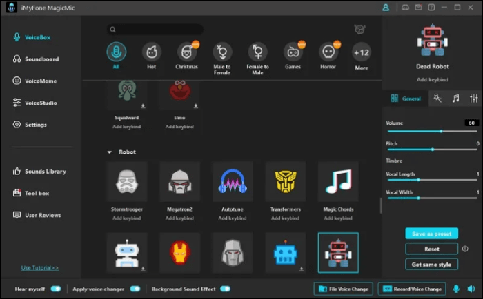 Trocador de voz MagicMic