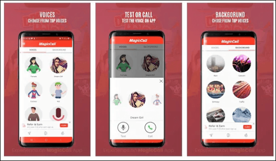 Trocador de voz MagicCall