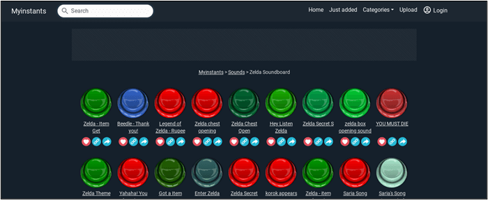 myinstants 薩爾達傳說音效