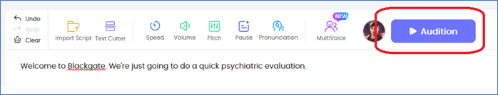 Pressione a audição