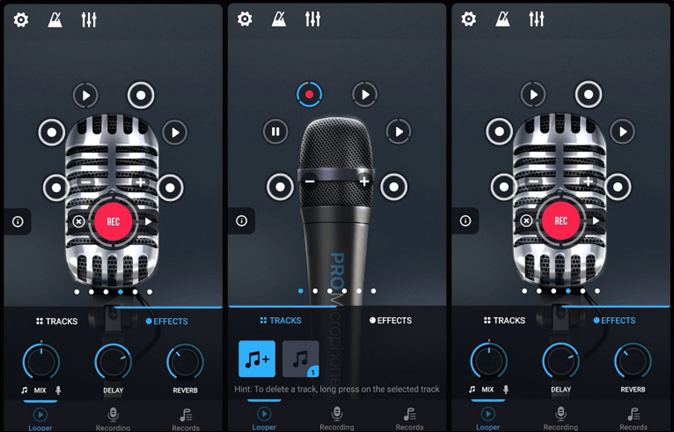 microfono professionale: registrazione vocale