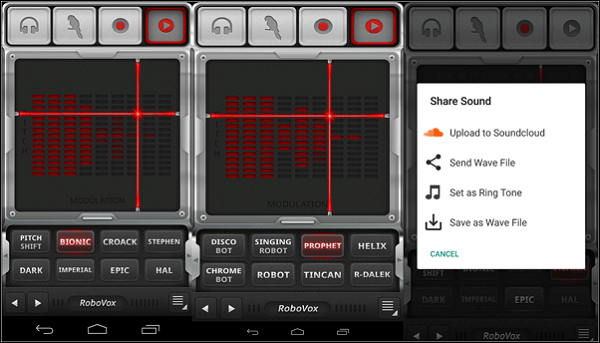 RoboVox Trocador de Voz Pro