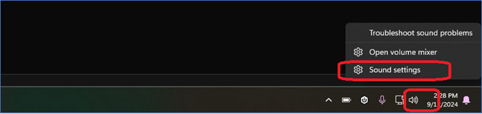 Bouton son sur votre barre des tâches