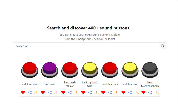 soundbuttons hawk tuah