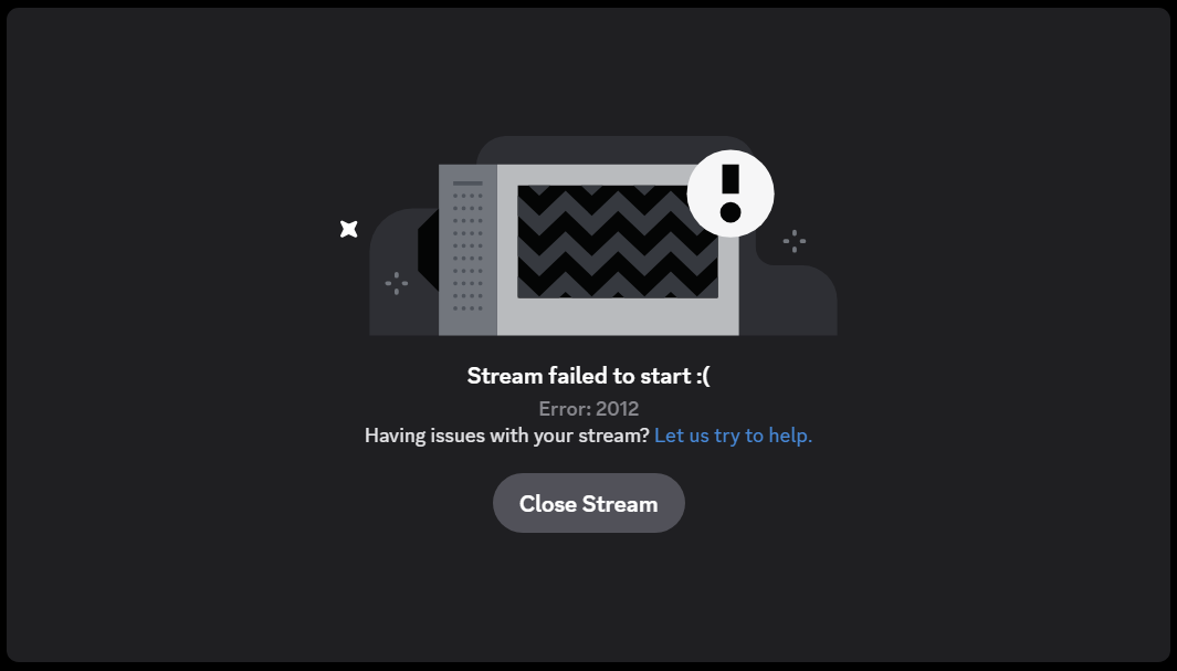 stream-failed-to-start-error-2012.png