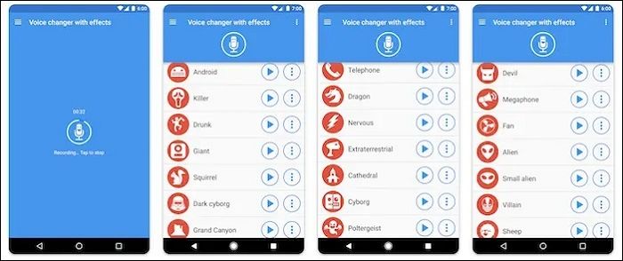 voice changer witheffect app