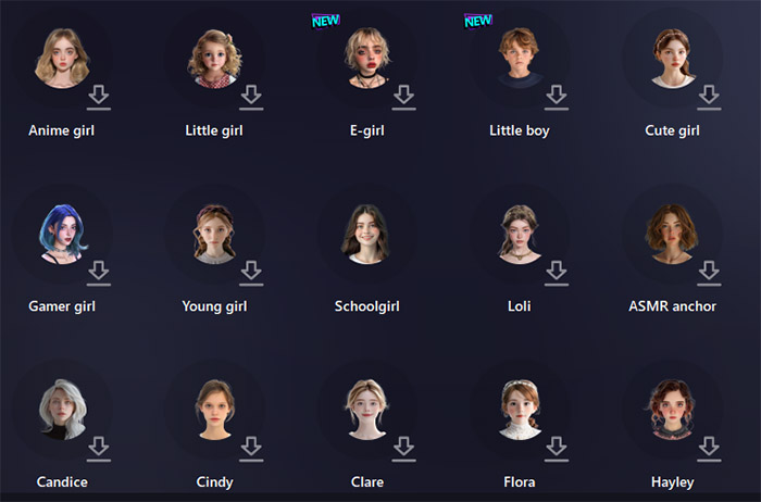 AI anime voice models in VoiceWave