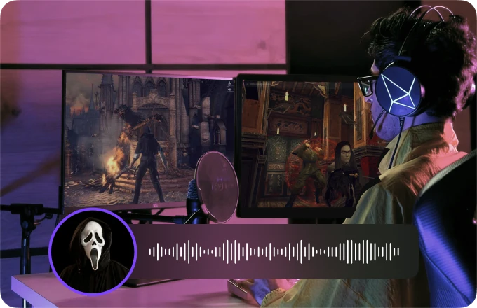 ghostface voice changer enhance gaming