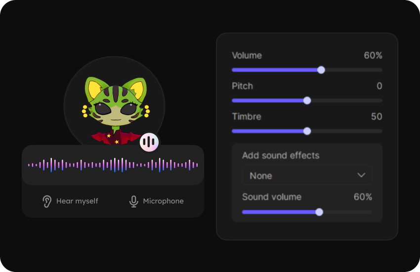change voice to gnarpy
