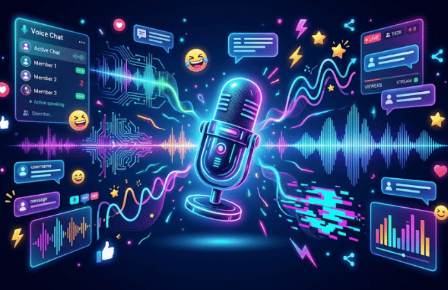 use funny mic voice filter in live stream