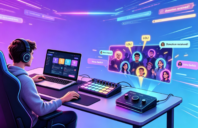 level up stream interaction with soundboard
