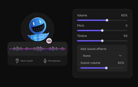 Open Palworld and use voice changer