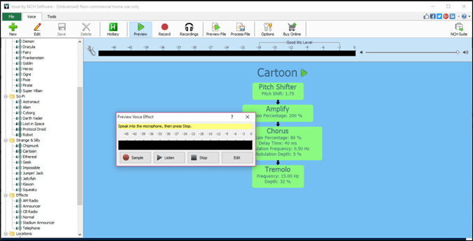 Voxal 음성 변환기